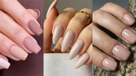 color nudé en uñas|Uñas nude: 9 ideas naturales y sutiles que。